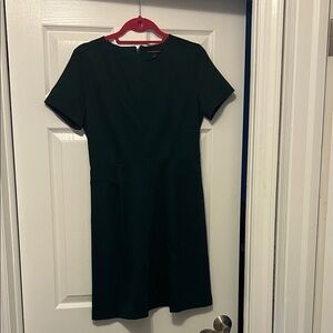 Banana Republic Dark Green Mini Dress